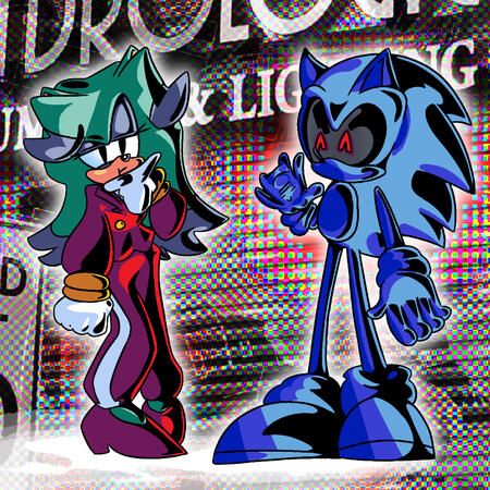 Shipping art I made for Fake Metal which he really appreciated